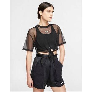 Nike Mesh Cropped Top